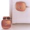 18K Brushed Rose Gold & White Diamond Square Cufflinks from Berca 5