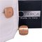 18K Brushed Rose Gold & White Diamond Square Cufflinks from Berca, Immagine 6