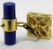 18K Yellow Gold, 2.06K Natural Sapphire Cabochon, White Diamond & Lapis-Lazuli Stick Back Cufflinks from Berca 5