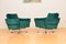 Velvet Swivel Armchairs, 1970s, Set of 2, Immagine 2