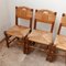 Mid-Century French Rush Dining Chairs, Set of 8, Immagine 14