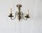 Brass Wall Lamp with Double-Headed Eagle 1970s, Image 1