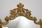 Large Antique French Rococo Style Brass Mirror, Image 7