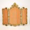 Large Antique French Rococo Style Brass Mirror, Immagine 11