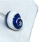 Blue & White Sterling Silver Cufflinks from Berca 8