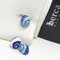 Blue & White Sterling Silver Cufflinks from Berca 6