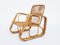 Italian Bamboo Armchair by Lio Carminati, 1960s 2