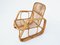 Italian Bamboo Armchair by Lio Carminati, 1960s 1