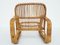 Italian Bamboo Armchair by Lio Carminati, 1960s, Imagen 7