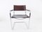 MG 5 Cantilever Chair in Chrome & Brown Leather by Matteo Grassi 1