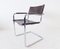 MG 5 Cantilever Chair in Chrome & Brown Leather by Matteo Grassi 3