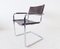 MG 5 Cantilever Chair in Chrome & Brown Leather by Matteo Grassi, Image 3