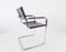 MG 5 Cantilever Chair in Chrome & Brown Leather by Matteo Grassi, Image 7