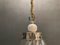 Mid-Century Murano Glass Pendant Light by Mazzega, Imagen 5