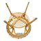 Rattan Round Table 1960s 14