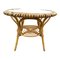 Rattan Round Table 1960s 5