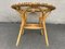 Rattan Round Table 1960s 7