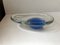 Blue Kosta Boda Glass Dish by Vicke Lindstrand, 1960 1