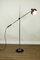 Vintage Chrome and Black Floor Lamp, 1970s 5