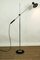 Vintage Chrome and Black Floor Lamp, 1970s, Immagine 1