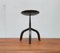 Mid-Century Brutalist Wrought Iron Candleholder, Imagen 1