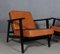 Cognac Leather Model 233 Lounge Chair by Hans J. Wegner for Getama, Set of 2, Immagine 6