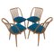 Czechoslovakian Retro Chairs by Antonín Šuman for Ton, 1960s, Set of 4, Immagine 1