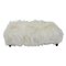 Czechoslovakian Art Deco Sheepskin Ottoman, 1930s, Imagen 1