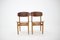 Oak and Teak Model 122 Dining Chairs by Børge Mogensen for Søborg Møbelfabric, 1960s, Set of 6 5