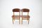 Oak and Teak Model 122 Dining Chairs by Børge Mogensen for Søborg Møbelfabric, 1960s, Set of 6 4