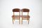 Oak and Teak Model 122 Dining Chairs by Børge Mogensen for Søborg Møbelfabric, 1960s, Set of 6, Imagen 4