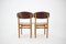 Oak and Teak Model 122 Dining Chairs by Børge Mogensen for Søborg Møbelfabric, 1960s, Set of 6, Immagine 8