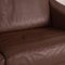 Black Leather Sofa from De Sede 3