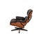 Black Leather Armchair by Charles & Ray Eames for Vitra, Image 11