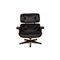 Black Leather Armchair by Charles & Ray Eames for Vitra 8