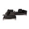 Black Leather Jaan Living Sofa from Walter Knoll / Wilhelm Knoll, Image 7