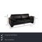 Black Leather Ego Sofa from Rolf Benz 2