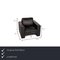 Black Leather Ego Set of 2-Seater Sofa & Armchairs by Rolf Benz, Set of 3 3