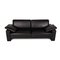 Black Leather Ego Set of 2-Seater Sofa & Armchairs by Rolf Benz, Set of 3, Immagine 7