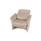 Chalet 2-Seater Sofas, Armchair & Stool in Cream Leather from Erpo, Set of 4 7