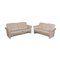 Chalet 2-Seater Sofas in Cream Leather from Erpo, Set of 2 1