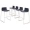 Gray Aava Bar Stools by Antti Kotilainen for Arper, 2013, Set of 5, Image 1