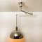 AM/AS Ceiling Lamp with Chromed Swing Arm by Franco Albini for Sirrah, 1960s, Image 6