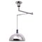 AM/AS Ceiling Lamp with Chromed Swing Arm by Franco Albini for Sirrah, 1960s 1