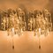 Ice Glass Wall Lamp with 2 Tiers from J. T. Kalmar, Austria, 1970s, Image 9
