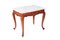 Antique French Walnut Centre or Side Table with Faux Marble Top, 19th Century 2