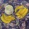Maya Kopitzeva, Still Life, Bananas, Peaches and Grapes, Oil on Canvas, 1980 2