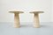 Mid-Century Style Travertine Side Tables, Italy, Set of 2, Image 2