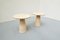 Mid-Century Style Travertine Side Tables, Italy, Set of 2 3