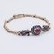 Vintage 14K Gold Bracelet with Sapphires and Rubies, 1960s, Image 2